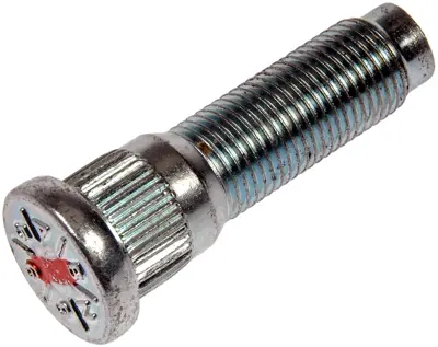 1/2-20 Serrated Wheel Stud - 0.627 In. Knurl, 1.9 In. Length NOE