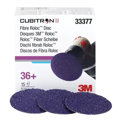 3M™ Cubitron™ II Roloc™ Fibre Disc 786C 33377 2 in (50 mm) 36+ MMM