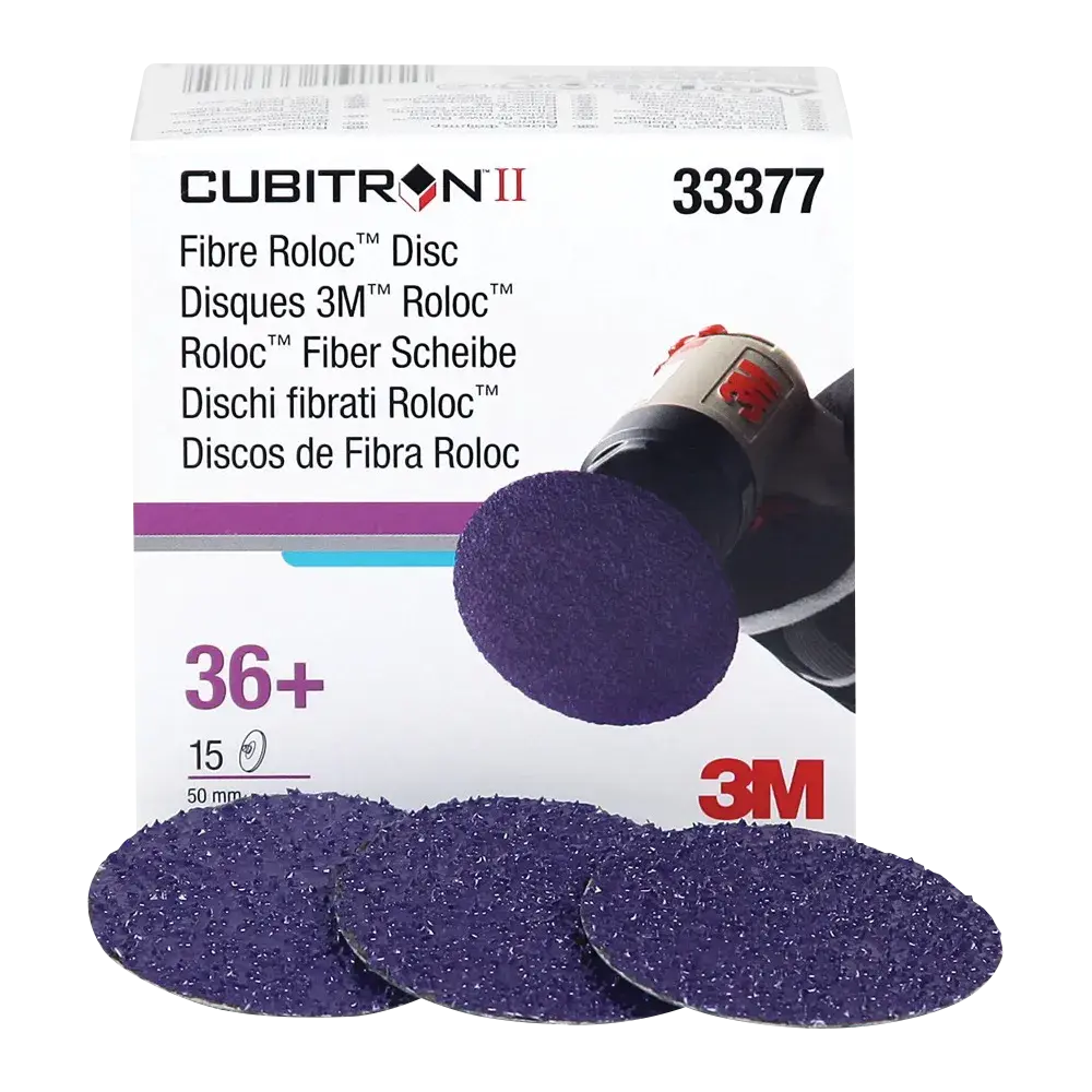 3M™ Cubitron™ II Roloc™ Fibre Disc 786C 33377 2 in (50 mm) 36+ MMM
