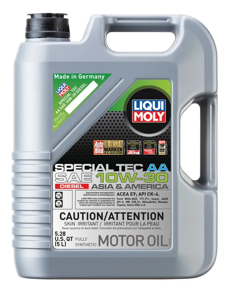 Liqui Moly Special Tec AA Diesel Motor Oil 10W30 Full Synthetic 5