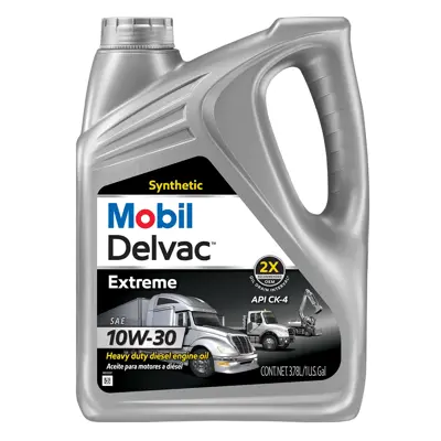 Mobil Delvac Extreme Motor Oil 10w30 Heavy Duty Diesel 1 Gal Us