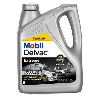 Mobil Delvac Extreme Motor Oil 15w40 Heavy Duty Diesel 1 Gal Us