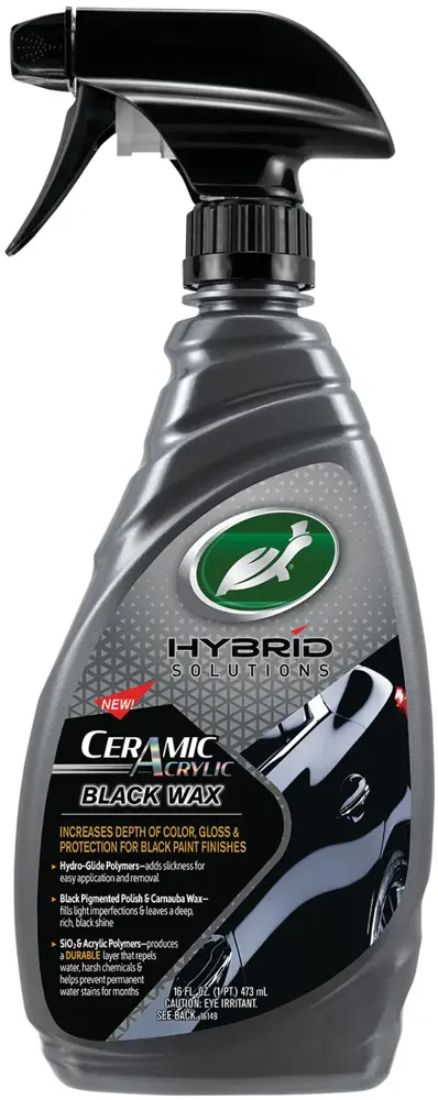 黒閃WAX＆バー　大容量　547g Turtle Wax® HYBRID Solutions Ceramic Acrylic Black Wax - 16 oz