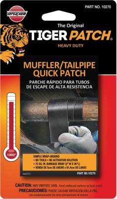 Tiger Patch Jumbo Muffler & Tailpipe Repair Tape Pack of 2 