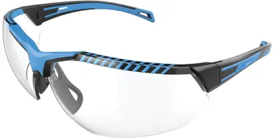Force Flex Bk& Bl Frame Clr Lens