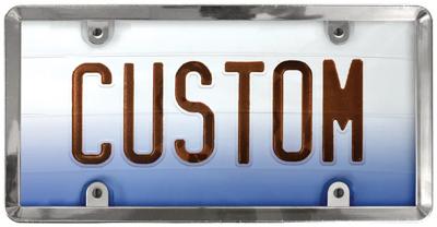 License Plate Frame / Cover ABS Plastic BK 92529 | Buy Online 