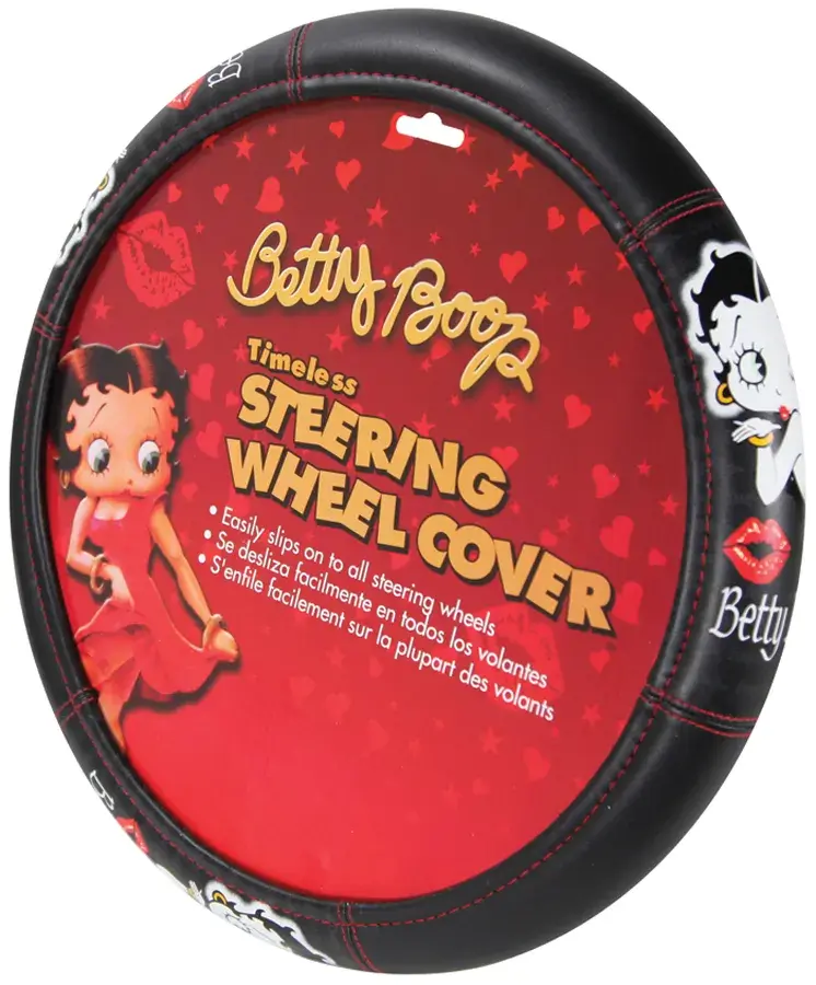 Steering Wheel Cover Betty Boop Timeless Speed Grip BK 006621R01