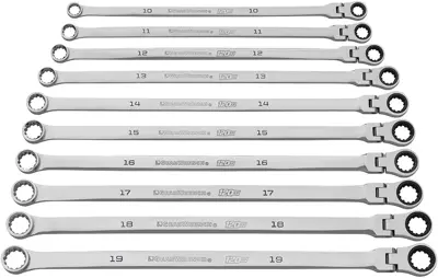 GearWrench 120XP 10 Piece Universal Spline XL Flex Head GearBox 