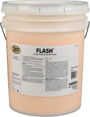 Zep Flash Premium Grade Concrete Floor Cleaner 40 lbs NCB 72333