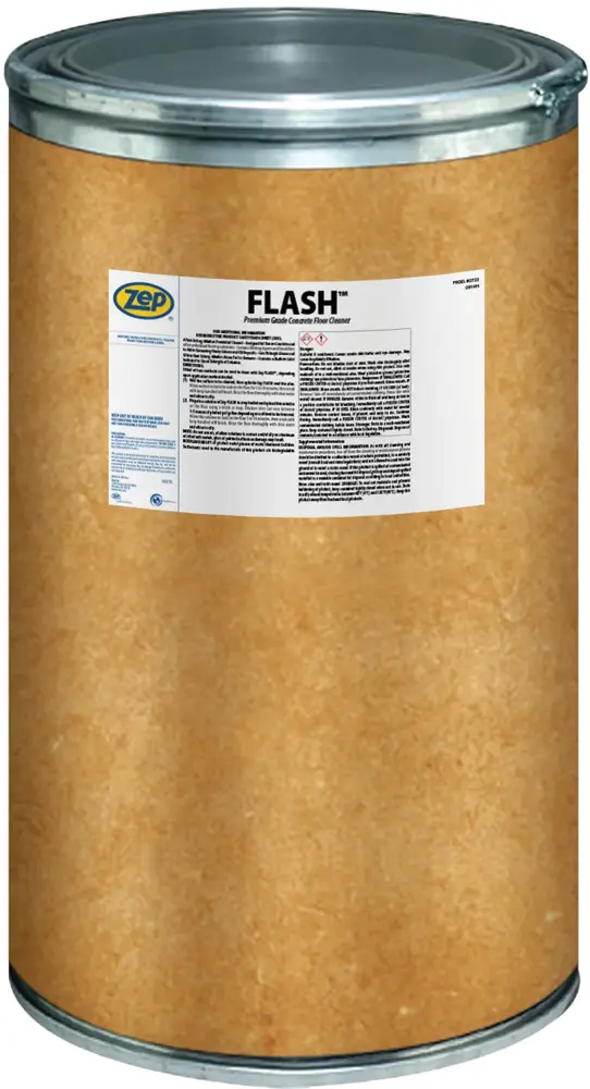 Zep Flash Premium Grade Concrete Floor Cleaner 125 lbs NCB 72342