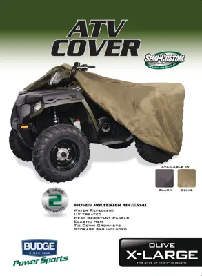 Atv Cover HeavyDuty Olive Green