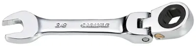 Carlyle Stubby Flexible Ratcheting Wrench 3/8 In