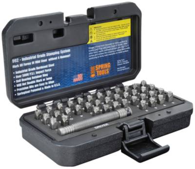 US 5mm Number Punch Stamp Set 9pc Hardened Bearing Steel Metal Stamping Tool Kit