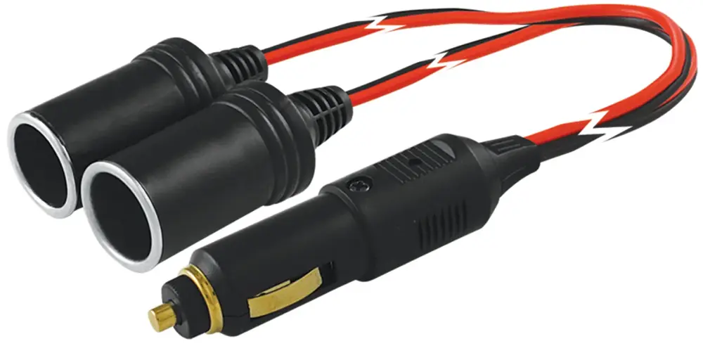 cigarette lighter napa Lynco 12V Outlet 2-Port Plug Adapter