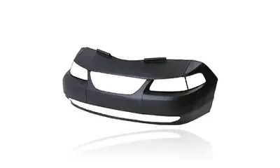 thumbnail image 2 of LeBra Front End Mask Cover Bra For 1999-2004 Honda Odyssey – Black Leather Grain Vinyl, Custom Fit 2 of 6