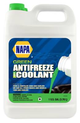 NAPA Conventional Green Cooling System Antifreeze + Coolant Concentrate 1  gal (US) NAF 1GAL