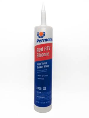 Permatex Clear RTV Silicone Adhesive Sealant 11 oz