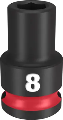 Milwaukee Tool Socket 8 mm 6 Points Phosphate MIL 49666132 | Buy