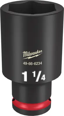 Milwaukee Tool Socket 1-1/4 in 6 Points Phosphate MIL 49666234