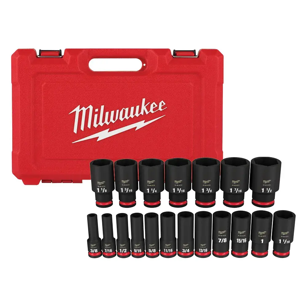 Milwaukee Tool Socket Set 1/2 in 19 Pc Set MIL 49667012 | Buy