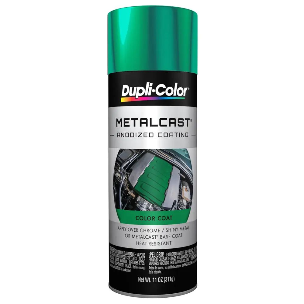 緑子 Duplicolor Paint Metalcast Anodized Coating, Green, MC203 Green