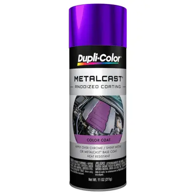 Duplicolor Paint Metalcast Anodized Coating, Purple, MC204 Purple