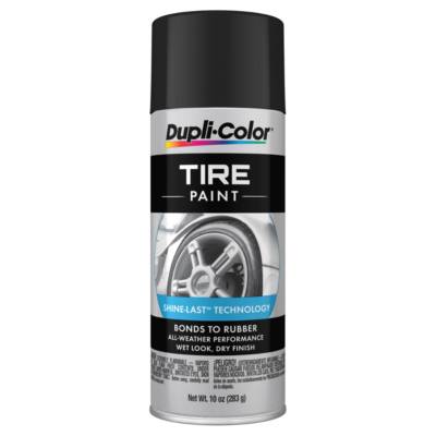 Duplicolor Paint Tire Paint Black TP101 Black Tire Paint 11 OZ