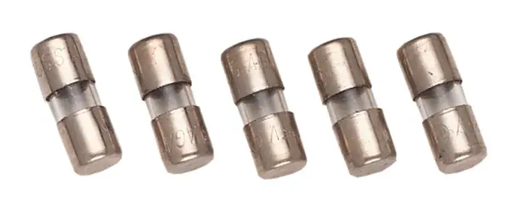 Bussmann AGC-7-1/2 Fast-Acting Glass Fuse – 7.5 Amp, 250V, 1/4" X 1-1/4", Nickel-Plated Brass Ends, UL Listed, Pack Of 5