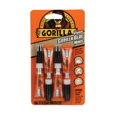 Adhesive & Sealer MultiPurpose Gorilla Glue Company 4 X 3 G Single Use Tubes