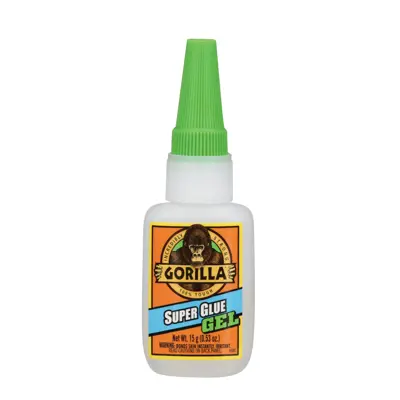 Instant Glue Adhesive Gorilla Glue Company 15 G Gorilla Super Glue Gel