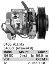 てん NAPA A/C Compressor - Remanufactured TEM 257574 | Buy Online