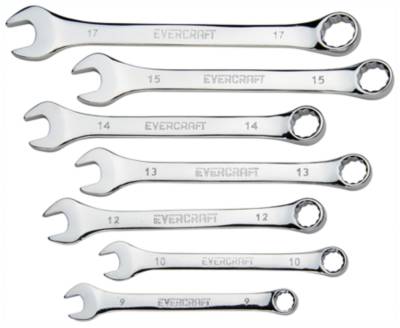 Evercraft 7 Piece Combination Wrench Set Metric Polished Chrome BK 7760209 Buy Online NAPA Auto Parts