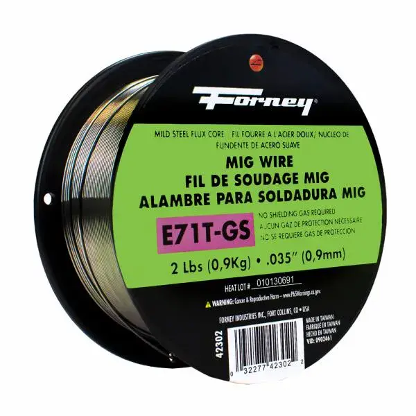 Forney 42302, E71T-GS Self, Steel Flux-Core Welding Wire, .035 in