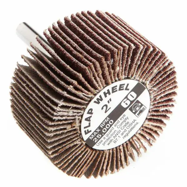 Forney 60184, Flap Wheel, Shank Mounted, 2 in x 1 in FNY 60184