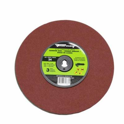 24-Grit, 7-Inch Aluminum Oxide with7/8-Inch Arbor Forney 71653 Sanding Discs 