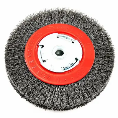 thumbnail image 2 of Weiler 93494 Crimped Wire Wheel Brush – 10 Inch Arbor Hole – Made In USA 2 of 5