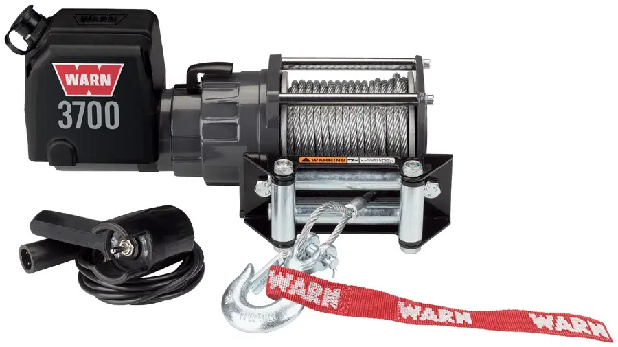 ウインチ　　WARN     3700 　 Winch / Power - Universal Warn Industries Warn Works 3700 DC Winch