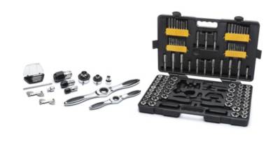 Gearwrench 75 Pc. SAE/Metric Ratcheting Tap and Die Set APX 3887