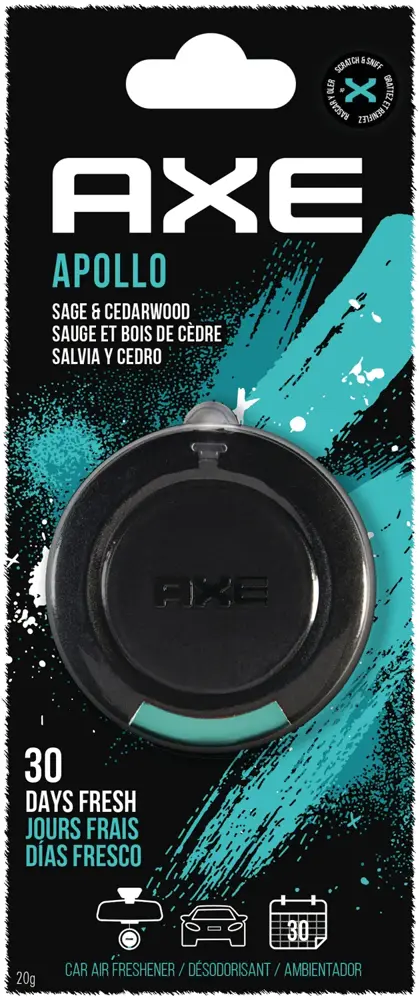 AXE Apollo Automotive Hanging Gel Air Freshener - 1 Piece, Sage