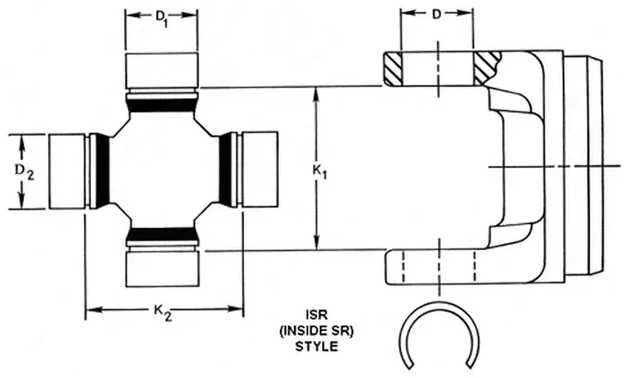 Universal / U Joint - H/D Truck TWD 5260X | Buy Online - NAPA Auto