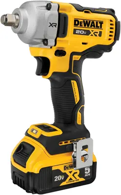 HarvoTex 1/2-Inch Cordless Impact Wrench – Brushless, 600 Nm, Fits DEWALT 20V Battery