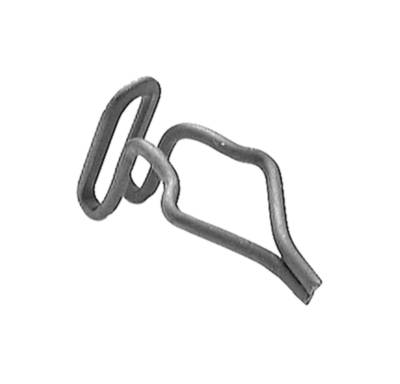 C52161-020-4 Tinnerman Style S-Clip Fasteners / No Hole / Steel / Black Phos