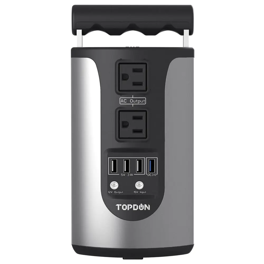TOPDON Hurricano200 - 130Wh Lithium Power Station with 36000mah w
