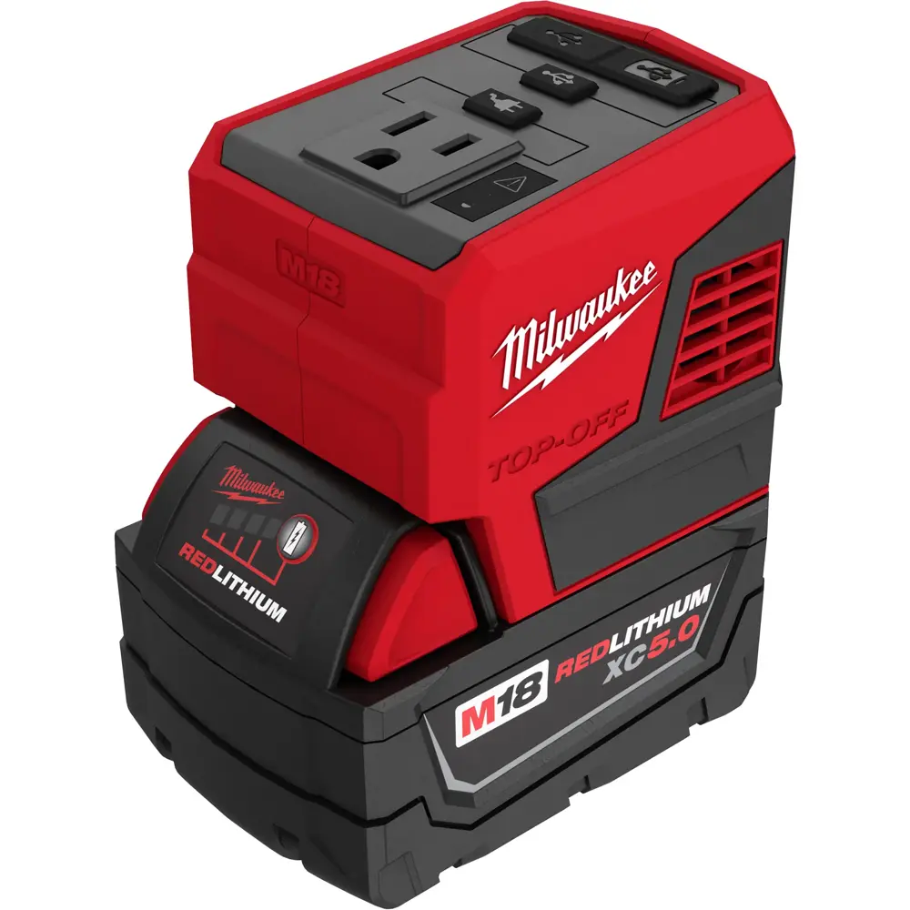 MILWAUKEE TOOL M18™ TOP-OFF™ 175W Power Supply & M18™ Redlithium