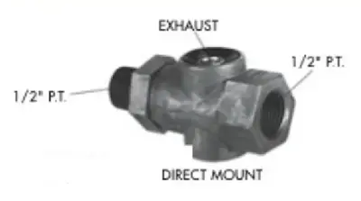 Air Brake Valves / Quick Release - New - H/D Truck TWD H800333