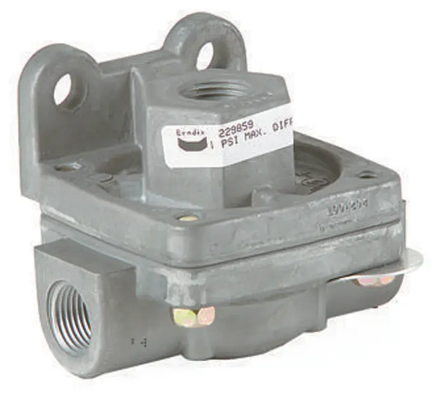 Bendix Quick Release Valve 3/8-18 NPT Female Delivery Port 1 3/8