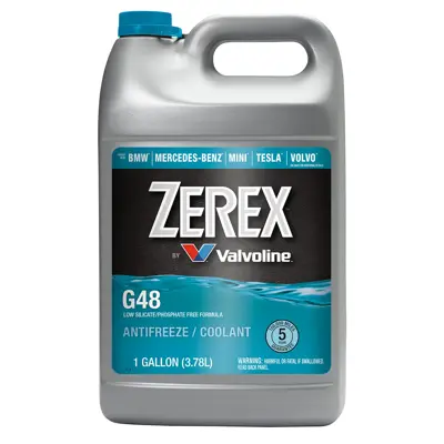 Zerex G48 Cooling System Antifreeze Coolant Concentrate 1 gal (US