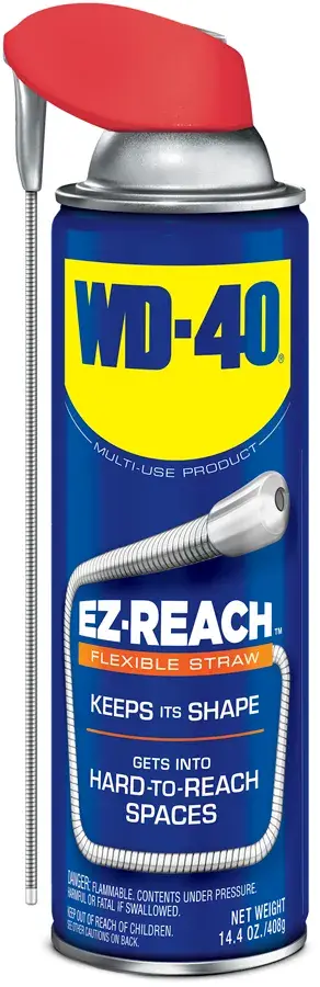 WD-40 EZ-Reach, Multi-Use Product with Flexible Straw, 14.4 OZ WD