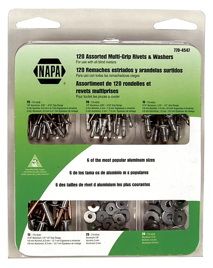 Rivet Kit Rivet Kit - Retail Multi-Grip (6) Pack Alcoa Fastening