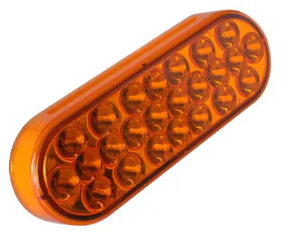 Truck-Lite Signal Stat Front/Park/Turn Lights LED Yellow LIT 6050A